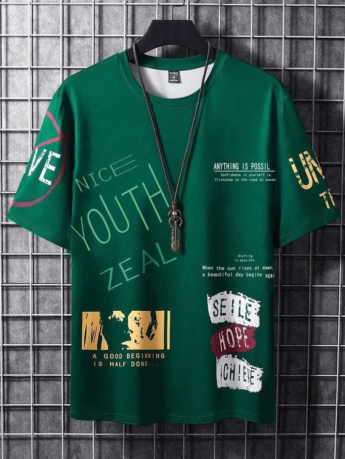 Camiseta Streetwear + Cordão pena indiana QUEIMA DE ESTOQUE🔥🔥