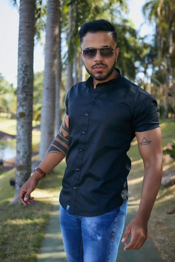 Camisa Black Gola Padre